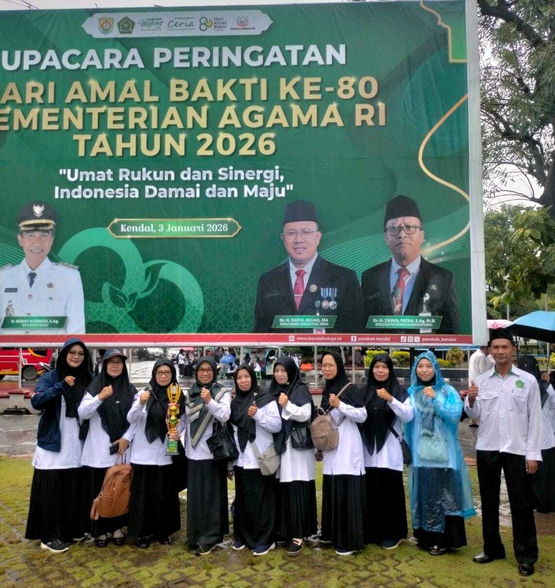 MTs NU 07 Patebon Raih Juara 3 Lomba Kemenag Asri Kategori Madrasah